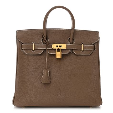 01133119833081 hermes|HERMES Chevre De Coromandel HAC Birkin 32 Etoupe.